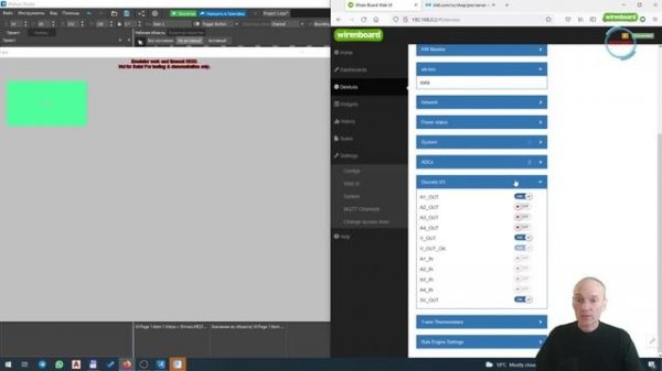 Видеоурок 13 - "Подключение и настройка Wirenboard к iRidium Mobile"