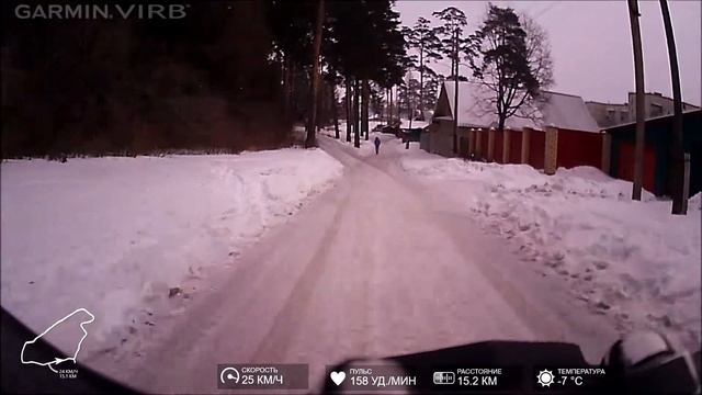 Зимняя вело тренировка 10х3км смотреть онлайн