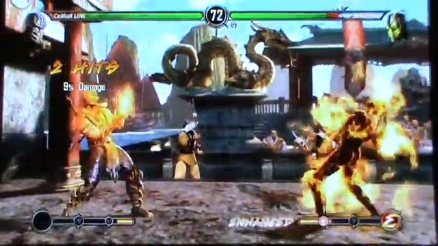 Cyrax Vs Scorpion Mortal Kombat 9 XBOX Live смотреть онлайн