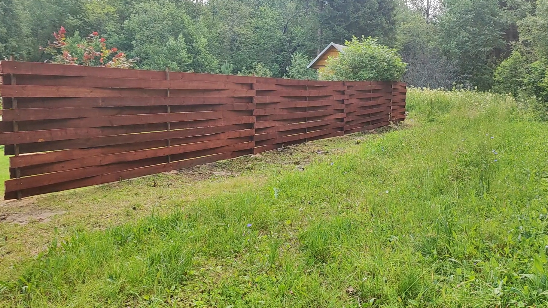 Забор австрийская плетëнка. Часть 5 смотреть онлайн