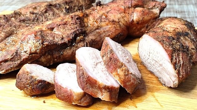 Свинина ТЕРИЯКИ. Очень вкусное блюдо, прекрасная замена колбасы. смотреть онлайн