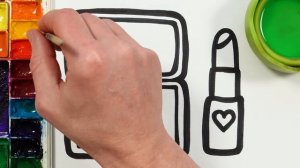 Рисование цветочка! Раскрашивание для детей и малышей Рисование для детей