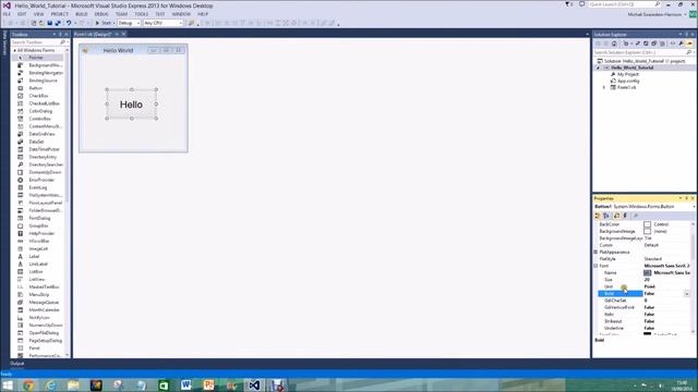 Hello World Tutorial - using VB.net смотреть онлайн