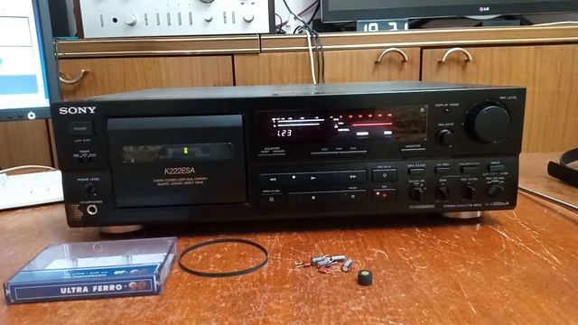 Sony tc-k222esa проверка после ремонта и настройки. смотреть онлайн