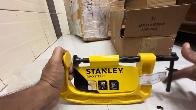 Stanley 150 mm / 6 Inch MaxSteel G-Clamp | 0-83-035 смотреть онлайн