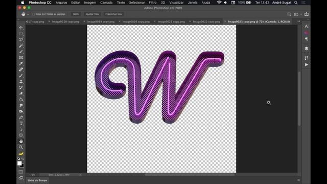 Pacote de letras em neon no formato PNG смотреть онлайн