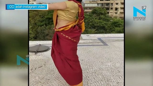 Saree पहनकर Adah Sharma ने किया workout , VIDEO смотреть онлайн