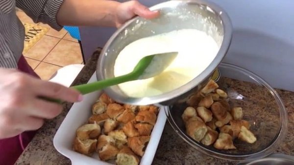 Croissant Berry Bake (Best and easiest breakfast dish ever.. Amazing leftovers)