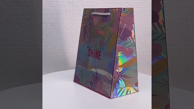 Пакет подарочный голографический  Let Your Light Shine смотреть онлайн