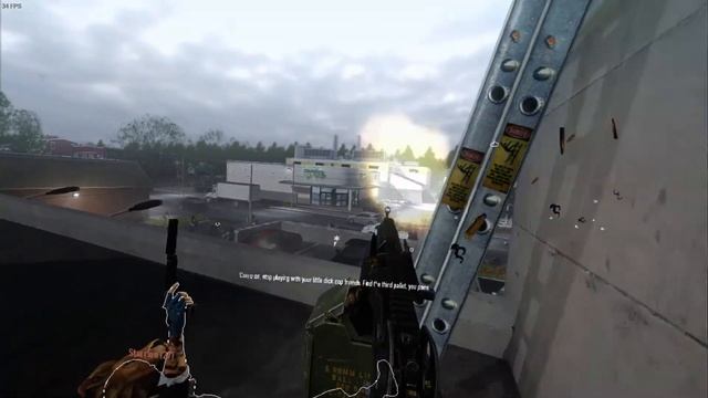 JUMPING OUT OF A PLANE WITHOUT A PARACHUTE [PAYDAY 2] смотреть онлайн
