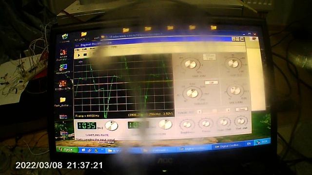 Подключаемся к квару осциллографами на ПК (Soundcard Oscilloscope 1.47 и Digital Oscilloscope3) смотреть онлайн