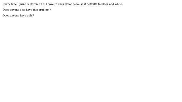 Google Chrome print preview defaulting to black and white (2 Solutions!!) смотреть онлайн