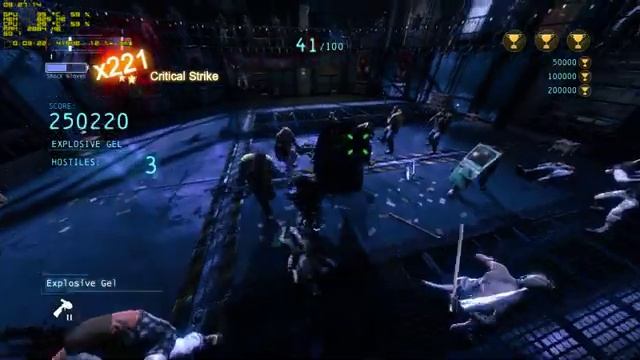 Batman Arkham Origins, 100 to 1 chalenge, perfect round, maximum combo and bug at the end... смотреть онлайн