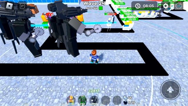 ЭТО ИМБА!! Saw Upgraded Titan Cinemaman в Toilet Tower Defense Roblox смотреть онлайн