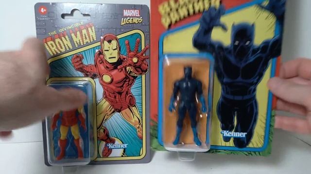 Iron Man and Black Panther | Marvel Legends 3¾" Action Figure Review смотреть онлайн