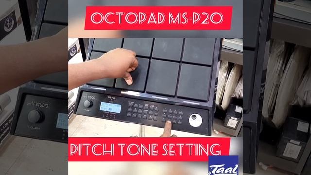 OCTOPAD MS-P20 PITCH TONE SETTING, TAAL MUSICALS, PH;9392113553. смотреть онлайн