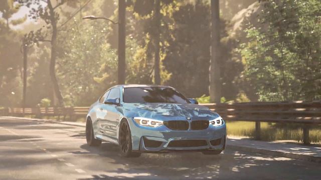 BMW M4 - Ambient Forest Drive - 4K Ultra HD 60fps смотреть онлайн