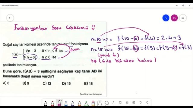 Fonksiyonlar ÖSYM Tarzı Soru Çözümü смотреть онлайн