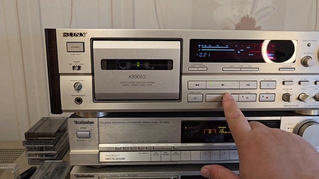 SONY TC-K890ES Тест