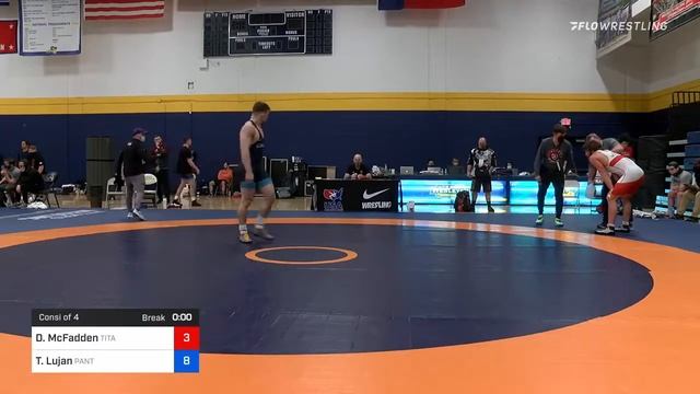 86 Kg Consi Of 4 - David McFadden, Titan Mercury Wrestling Club (TMWC) Vs Taylor Lujan, Panther Wr