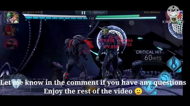 BM Vs Boss Braniac - Injustice 2 Mobile Solo Raids - Rise Of Krypton