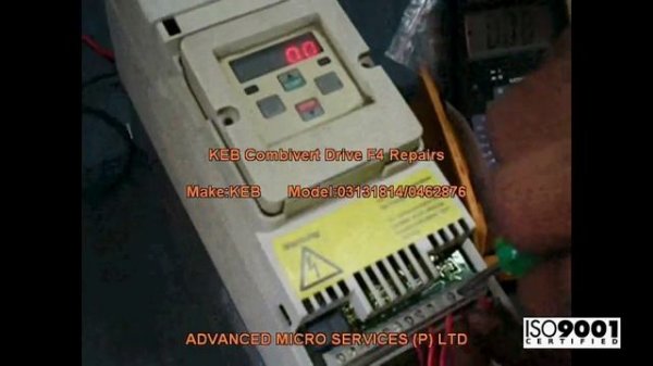 KEB COMBIVERT DRIVE F4 Repairs @ Advanced Micro Services Pvt. Ltd,Bangalore,India