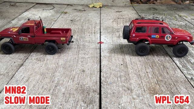 MN82 vs WPL C54 | RC Car Comparison смотреть онлайн