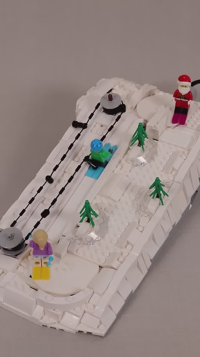 Making a working Ski Hill for my LEGO Minifigs смотреть онлайн