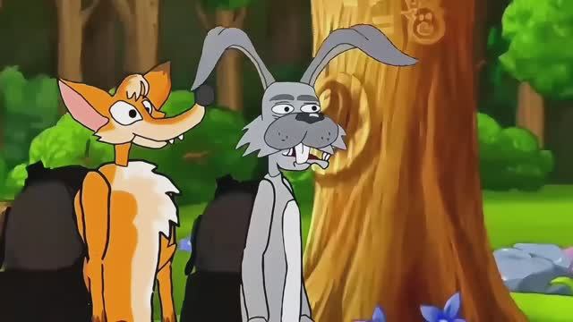 Анекдот. Как заяц из командировки приехал, а там волк смотреть онлайн