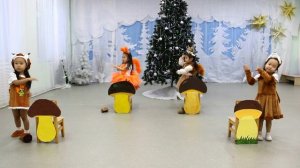 Танец "Белочки"  Средняя группа "Кун бытархайа"