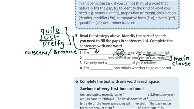 Solutions Advanced SB | Unit 1 | Use of English - словарный запас -1 смотреть онлайн