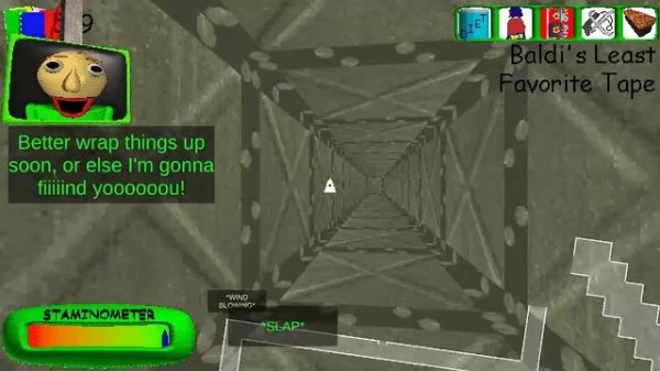 1 Minute Left. Baldi's Basics Plus 0.8.1