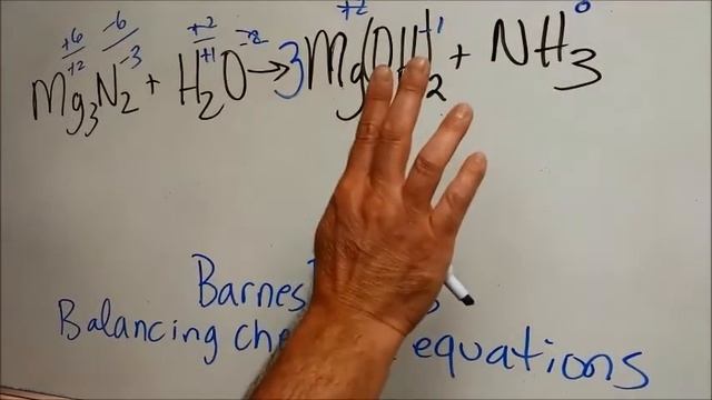 BarnesBasics: balance Mg3N2 + H2O, Mark 1 #barnesbasics смотреть онлайн