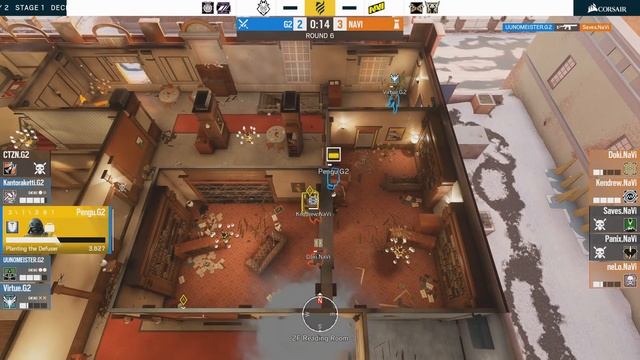 Natus Vincere vs G2 Esports // Rainbow Six European league - Playday #2 смотреть онлайн