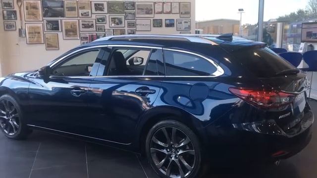 Mazda 6 Estate Manual Blue Walkaround смотреть онлайн