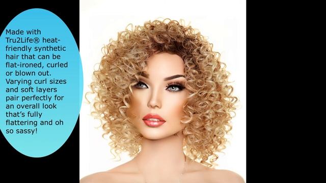 SASSY CURL HAIRDO WIGS COLOR ROOTED VANILLA CREAM SS16 смотреть онлайн