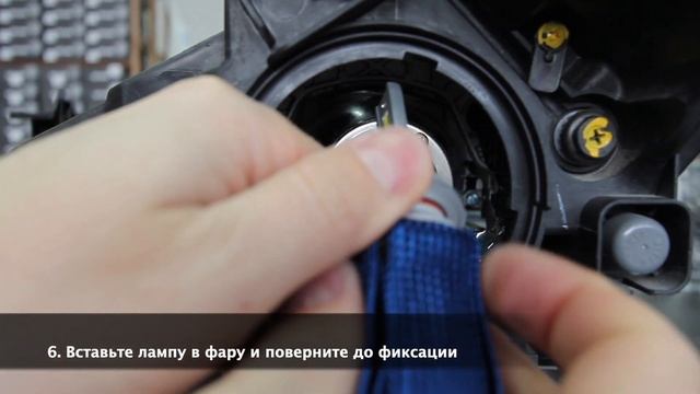Установка диодной лампы HB3 5S+ в линзованный ближний дальний свет Hyundai Solaris смотреть онлайн