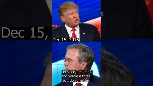 Donald Trump: 'Oh, you're a tough guy Jeb' смотреть онлайн