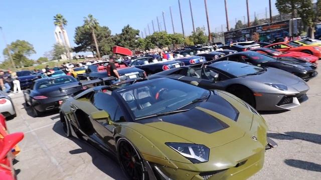 DRIVE FOR ARTSAKH turns into LARGEST supercar meet in LA (Ferrari Enzo, Bugatti, McLaren Senna) смотреть онлайн
