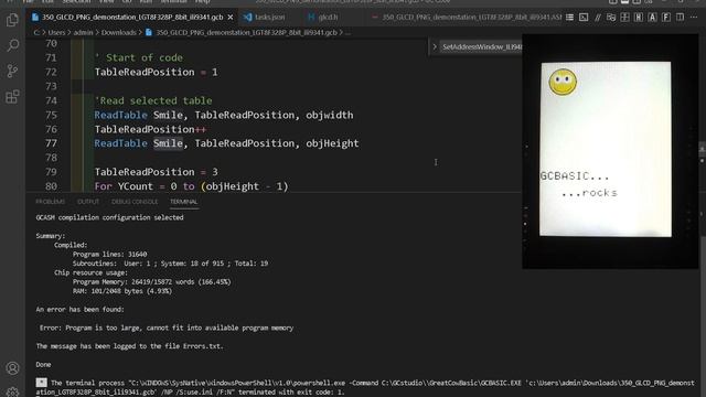 Great Cow BASIC: Display picture files on an GLCD using ImageConverter for GCBASIC смотреть онлайн