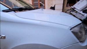 Замена передних брызговиков на Гранте.