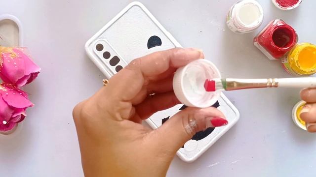 Mobile Back Cover Painting | DIY Mobile Cover Painting at Home | Mobile Cover Painting Idea смотреть онлайн