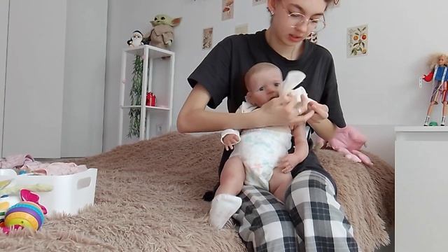 День с реборном Мишель. прогулка с реборном 💗 смотреть онлайн