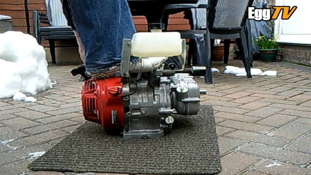 GX270 Paramotor. Spare Engine First Start - EggTV