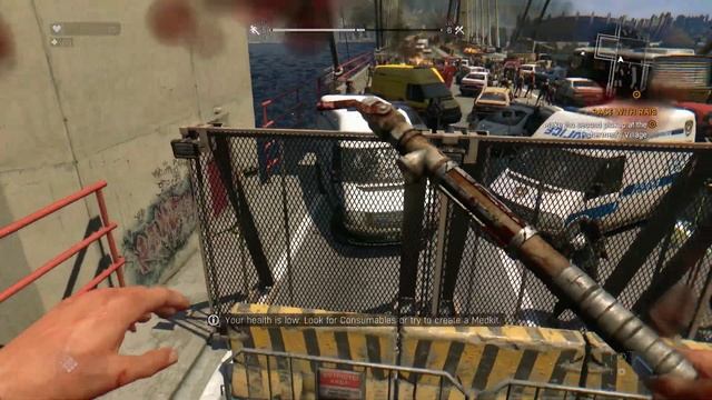 Dying Light bridge is full of zombies смотреть онлайн