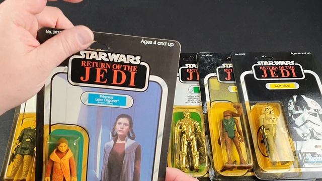 Sorting My Vintage - Star Wars - Return of the Jedi - Carded Action Figures - Part 2! смотреть онлайн