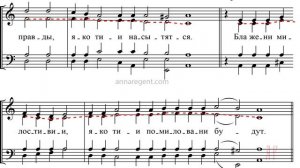 ВО ЦАРСТВИИ ТВОЕМ (БЛАЖЕННЫ), Распопов - Альтовая партия