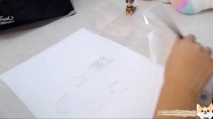 ХАСКИ ЗА 12 ШАГОВ // делаем бумажную собачку!