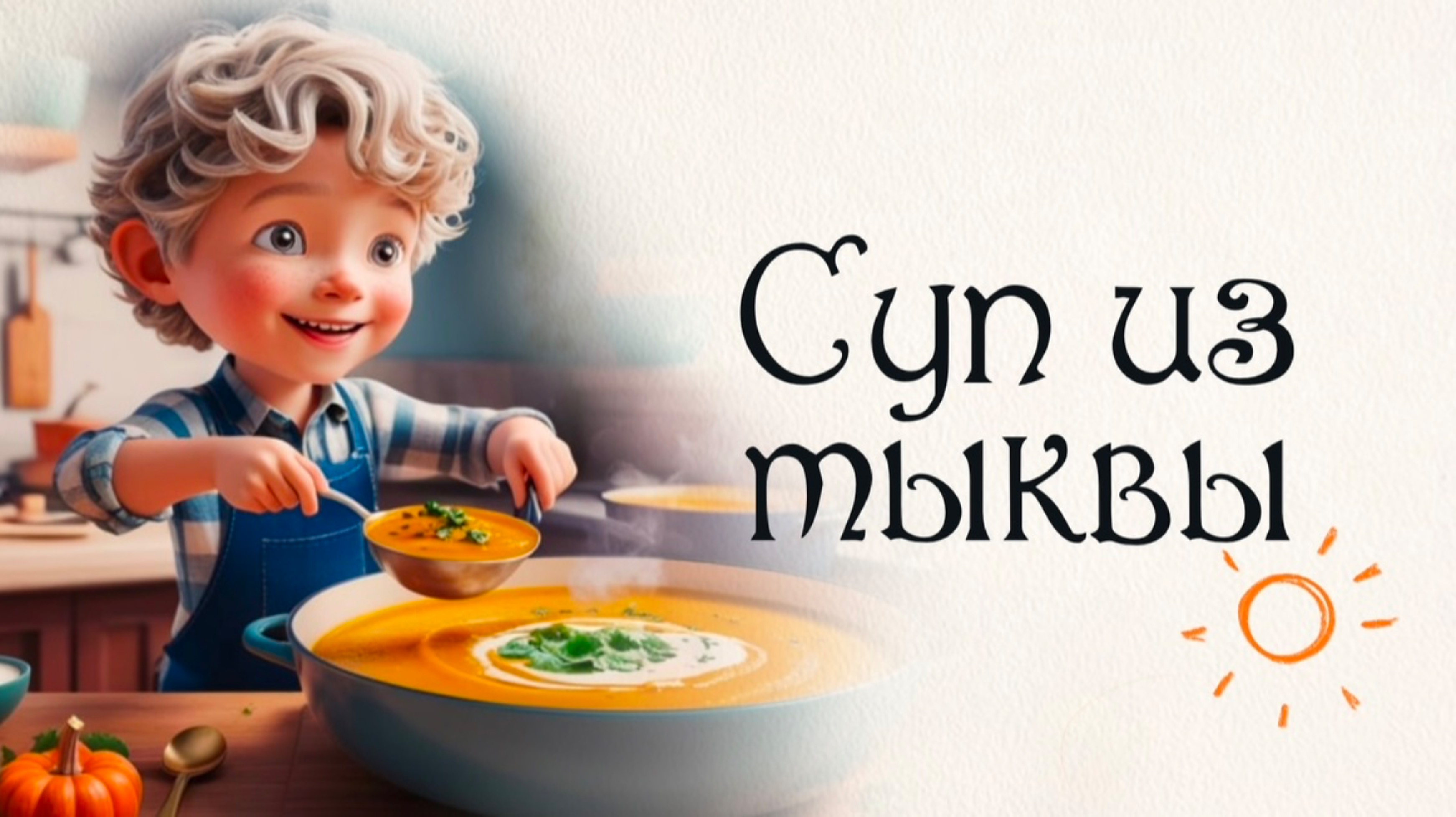 Рецепт тыквенного супа 🍲 
Вкусный и полезный суп пюре всего за 20 минут ☀️