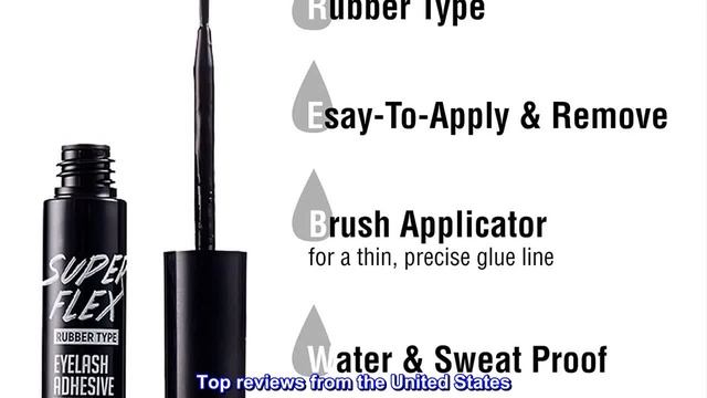 Great Product -  KISS I-Envy Super Flex Brush Eyelash Adhesive Rubber Type Black 0.176 Oz KPEG07